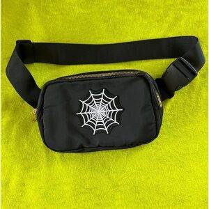 Goth spiderweb purse Fanny pack